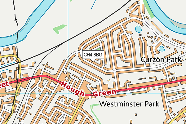 CH4 8BG map - OS VectorMap District (Ordnance Survey)