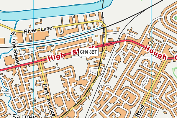 CH4 8BT map - OS VectorMap District (Ordnance Survey)