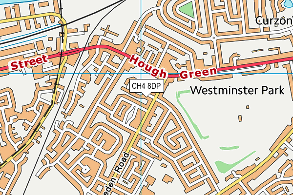 CH4 8DP map - OS VectorMap District (Ordnance Survey)