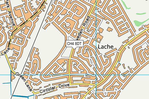 CH4 8DT map - OS VectorMap District (Ordnance Survey)