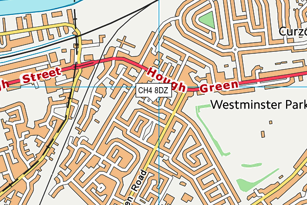 CH4 8DZ map - OS VectorMap District (Ordnance Survey)