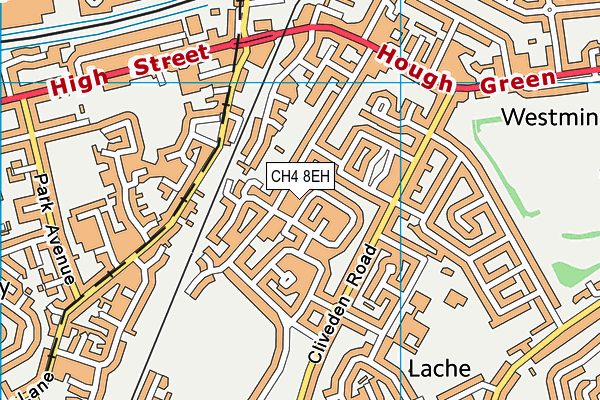 CH4 8EH map - OS VectorMap District (Ordnance Survey)