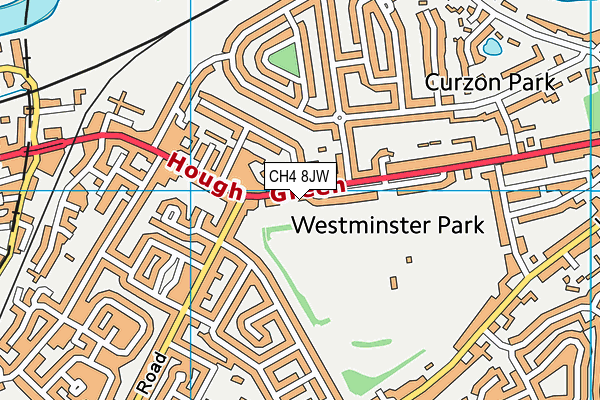 CH4 8JW map - OS VectorMap District (Ordnance Survey)