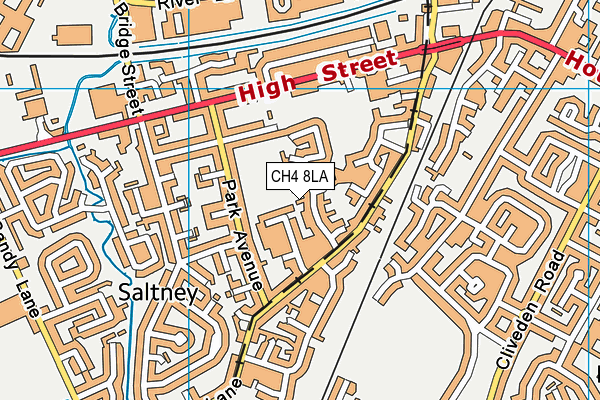 CH4 8LA map - OS VectorMap District (Ordnance Survey)