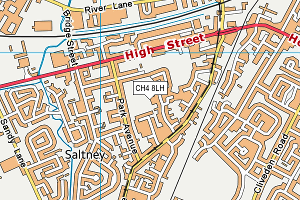 CH4 8LH map - OS VectorMap District (Ordnance Survey)