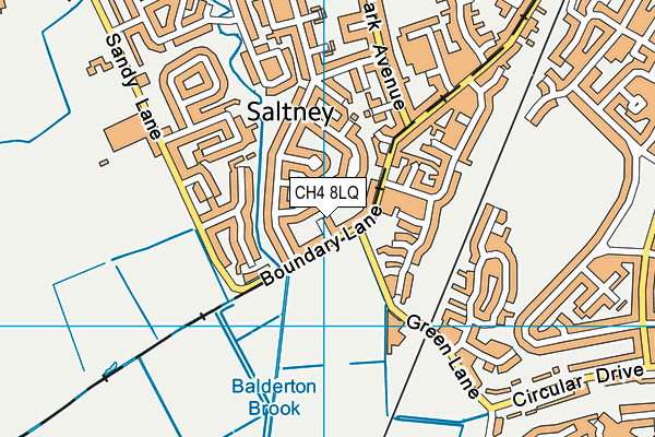 CH4 8LQ map - OS VectorMap District (Ordnance Survey)
