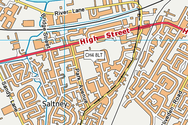 CH4 8LT map - OS VectorMap District (Ordnance Survey)