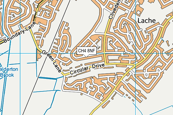 CH4 8NF map - OS VectorMap District (Ordnance Survey)