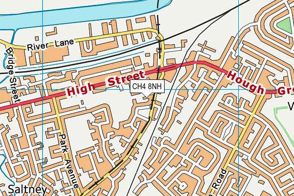 CH4 8NH map - OS VectorMap District (Ordnance Survey)