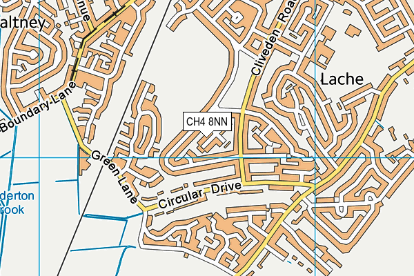 CH4 8NN map - OS VectorMap District (Ordnance Survey)