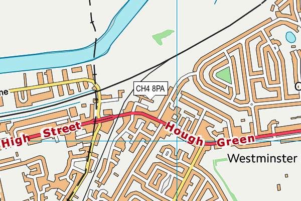 CH4 8PA map - OS VectorMap District (Ordnance Survey)