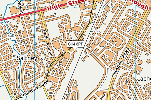 CH4 8PT map - OS VectorMap District (Ordnance Survey)