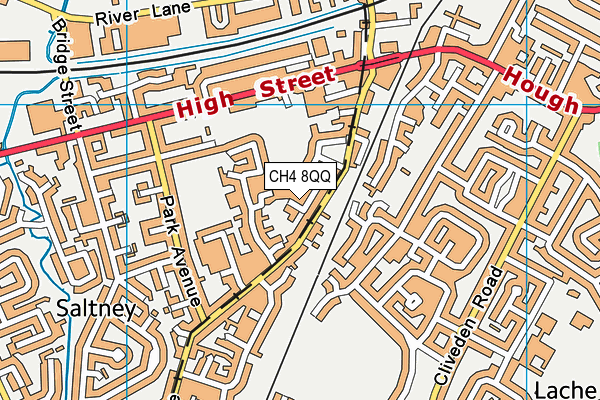 CH4 8QQ map - OS VectorMap District (Ordnance Survey)