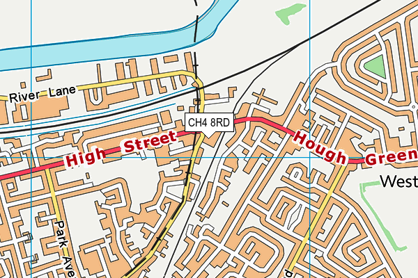 CH4 8RD map - OS VectorMap District (Ordnance Survey)