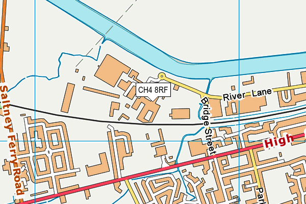 CH4 8RF map - OS VectorMap District (Ordnance Survey)