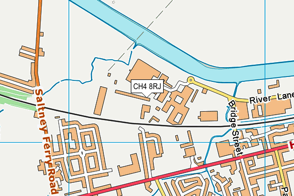 CH4 8RJ map - OS VectorMap District (Ordnance Survey)