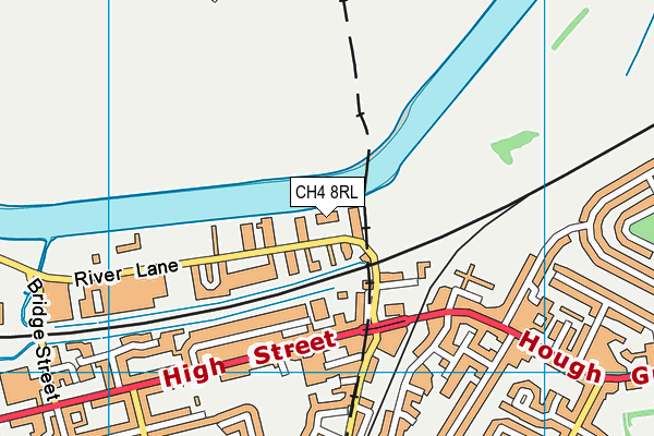 CH4 8RL map - OS VectorMap District (Ordnance Survey)