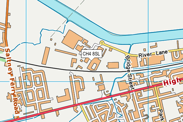 CH4 8SL map - OS VectorMap District (Ordnance Survey)