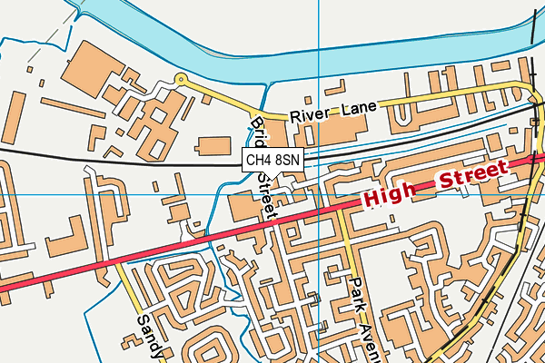 CH4 8SN map - OS VectorMap District (Ordnance Survey)