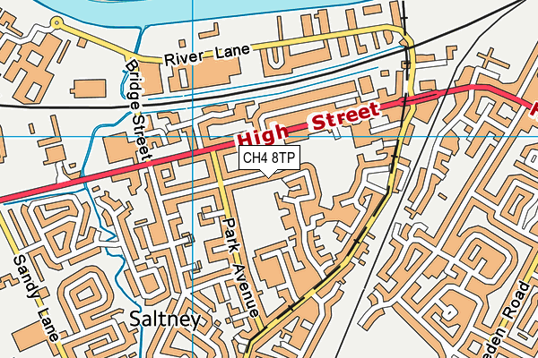 CH4 8TP map - OS VectorMap District (Ordnance Survey)