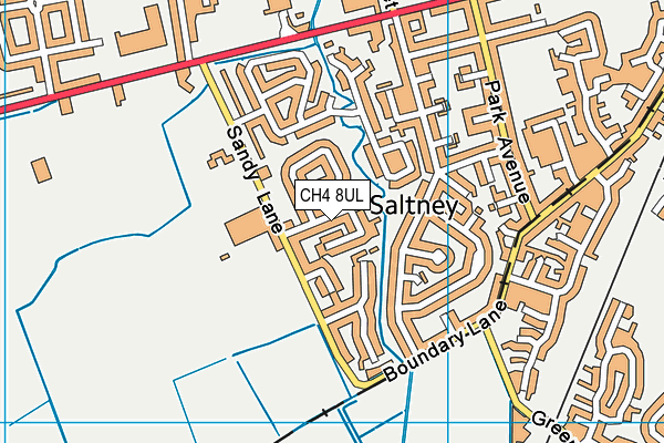 CH4 8UL map - OS VectorMap District (Ordnance Survey)