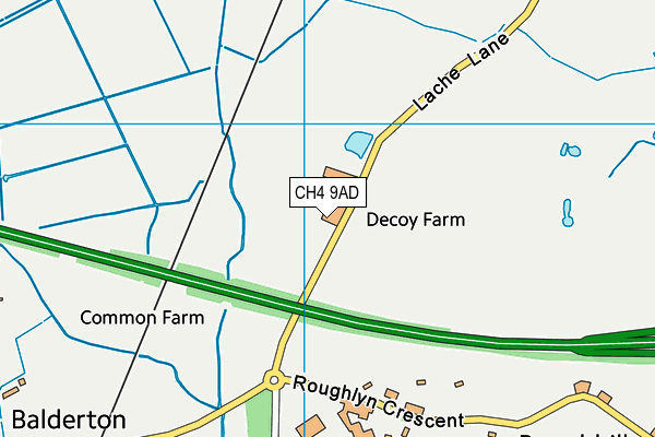 CH4 9AD map - OS VectorMap District (Ordnance Survey)