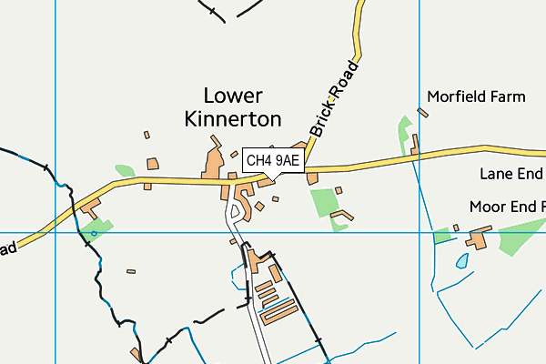 CH4 9AE map - OS VectorMap District (Ordnance Survey)