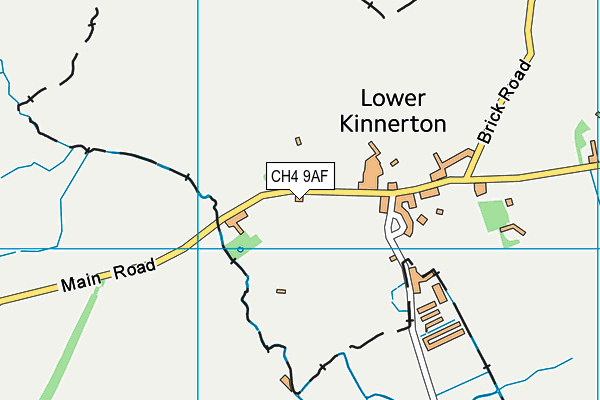 CH4 9AF map - OS VectorMap District (Ordnance Survey)