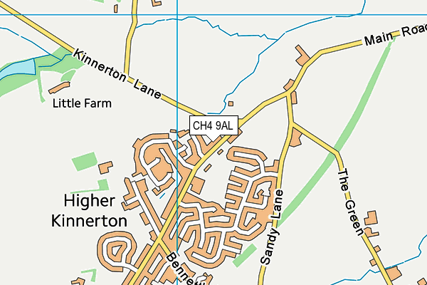 CH4 9AL map - OS VectorMap District (Ordnance Survey)