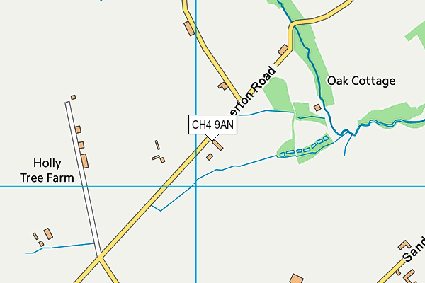 CH4 9AN map - OS VectorMap District (Ordnance Survey)