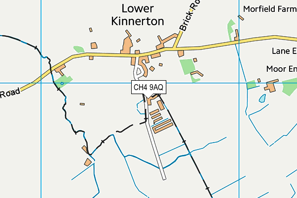 CH4 9AQ map - OS VectorMap District (Ordnance Survey)