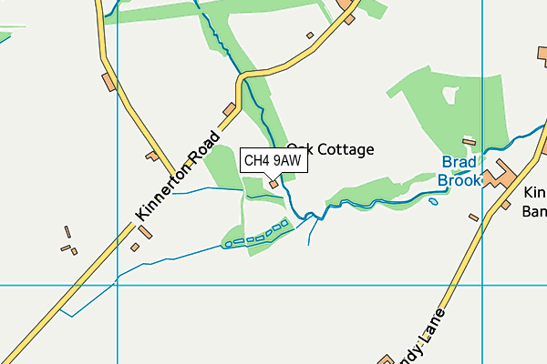 CH4 9AW map - OS VectorMap District (Ordnance Survey)