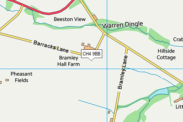 CH4 9BB map - OS VectorMap District (Ordnance Survey)