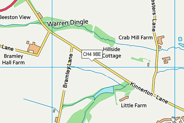 CH4 9BE map - OS VectorMap District (Ordnance Survey)