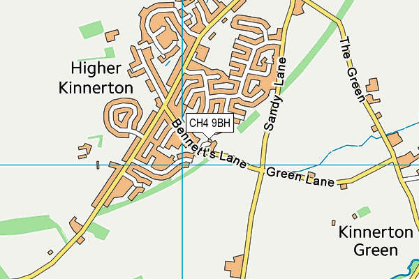 CH4 9BH map - OS VectorMap District (Ordnance Survey)