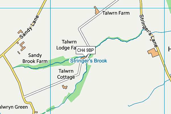 CH4 9BP map - OS VectorMap District (Ordnance Survey)