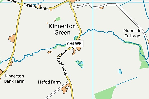 CH4 9BR map - OS VectorMap District (Ordnance Survey)