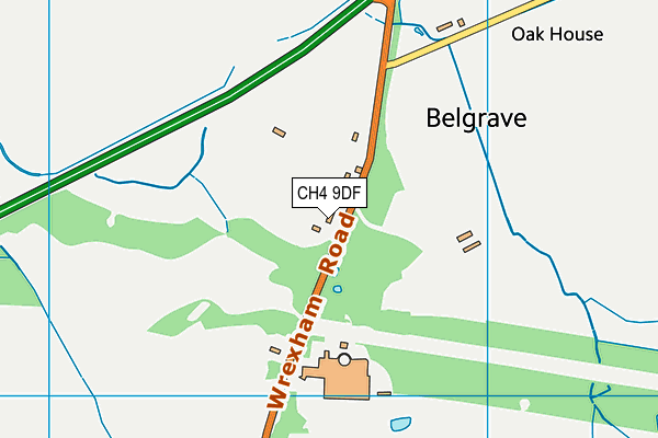 CH4 9DF map - OS VectorMap District (Ordnance Survey)