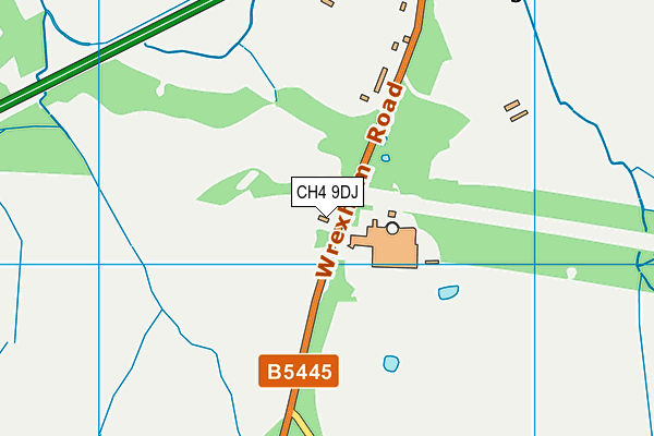 CH4 9DJ map - OS VectorMap District (Ordnance Survey)