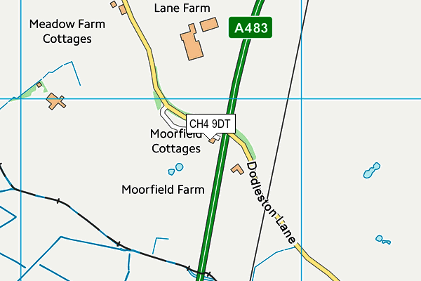 CH4 9DT map - OS VectorMap District (Ordnance Survey)