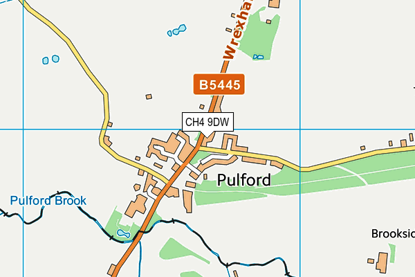 CH4 9DW map - OS VectorMap District (Ordnance Survey)