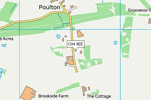 CH4 9EE map - OS VectorMap District (Ordnance Survey)