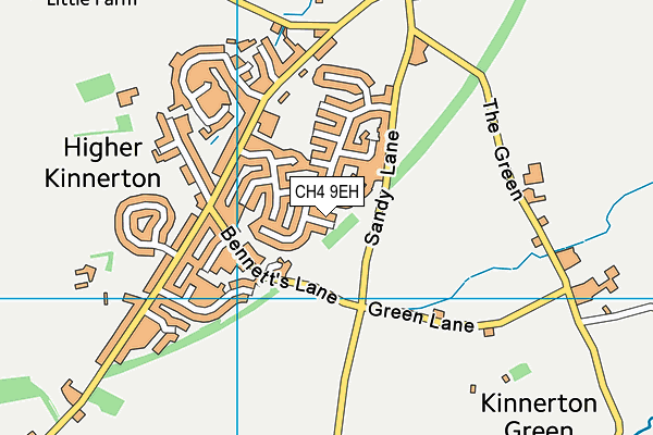 CH4 9EH map - OS VectorMap District (Ordnance Survey)