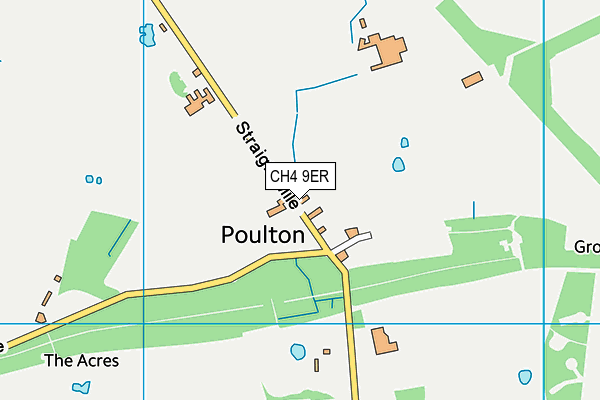 CH4 9ER map - OS VectorMap District (Ordnance Survey)