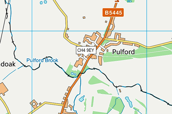 CH4 9EY map - OS VectorMap District (Ordnance Survey)