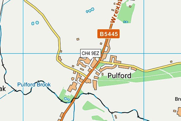 CH4 9EZ map - OS VectorMap District (Ordnance Survey)