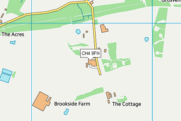 Map of YEW TREE COURT (PULFORD) LIMITED at district scale