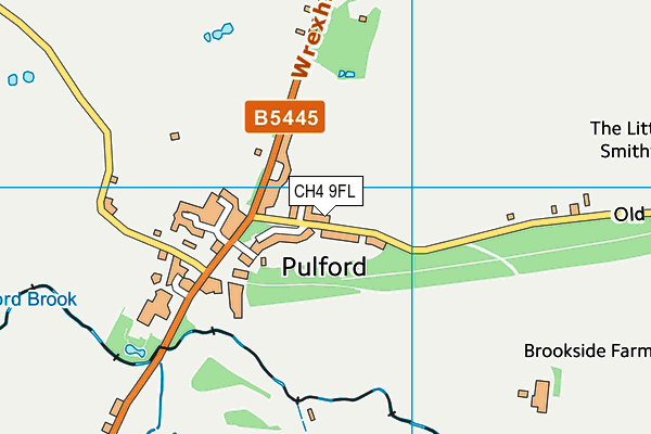 CH4 9FL map - OS VectorMap District (Ordnance Survey)