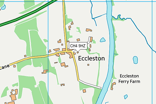 CH4 9HZ map - OS VectorMap District (Ordnance Survey)