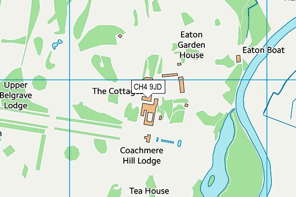 CH4 9JD map - OS VectorMap District (Ordnance Survey)